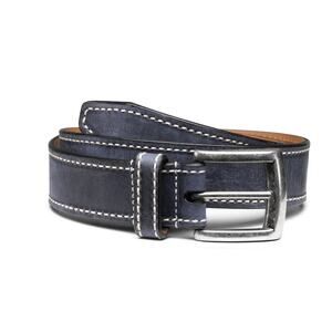 Allen Edmonds Mens Leather Cottonwood Casual Belt Navy Blue Mens Size 44 112